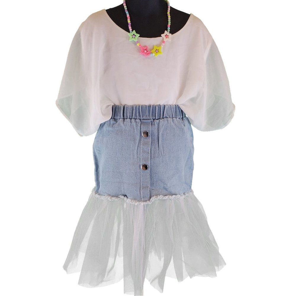 Jean Flare TODDLER SKIRT